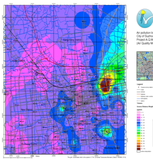 環境空氣VOCs空間分布預評估